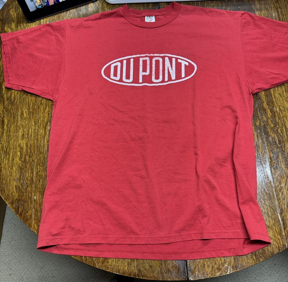Vintage Dupont Racing Motorsports Let's Go Racing T-Shirt Size 2XL